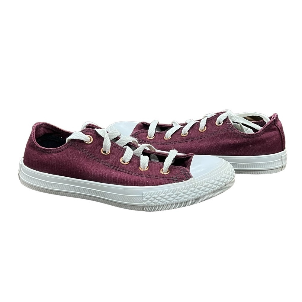 Converse All Star Maroon Canvas Sneakers Size 1.5 Big Kids